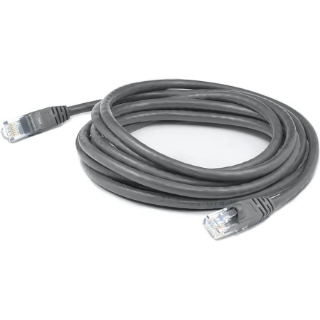 Picture of AddOn 7ft RJ-45 (Male) to RJ-45 (Male) Straight Gray Cat5e UTP PVC Copper Patch Cable