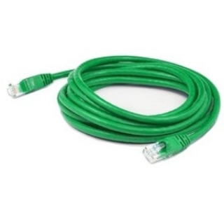 Picture of AddOn 26ft RJ-45 (Male) to RJ-45 (Male) Green Cat6 Straight UTP PVC Copper Patch Cable