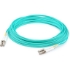 Picture of AddOn 44m LC (Male) to LC (Male) Straight Aqua OS2 Duplex Fiber OFNR (Riser-Rated) Patch Cable
