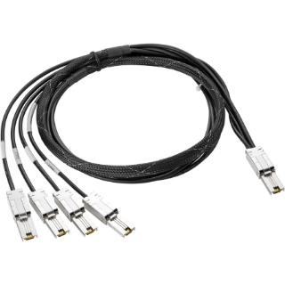 Picture of HP 2m Extension mini-SAS To 4X1 mini-SAS Cable