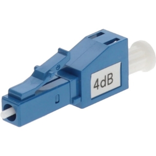 Picture of AddOn 4dB Fixed LC Male to LC Female OS1 SMF Simplex Fiber Attenuator
