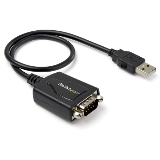 Picture of StarTech.com USB to Serial Adapter - 1 Port - COM Port Retention - Texas Instruments TIUSB3410 - USB to RS232 Adapter Cable