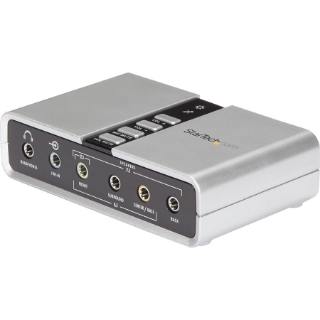 Picture of StarTech.com 7.1 USB Audio Adapter External Sound Card