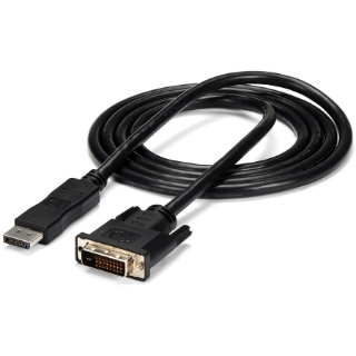 Picture of StarTech.com 6ft (1.8m) DisplayPort to DVI Cable, DisplayPort to DVI-D Adapter Cable, 1080p Video, DP 1.2 to DVI Monitor Converter Cable