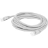 Picture of AddOn 50ft RJ-45 (Male) to RJ-45 (Male) White Cat6A STP PVC Copper Patch Cable
