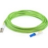Picture of AddOn 5m LC (Male) to CS (Male) Straight Lime Green OM5 Duplex Fiber OFNR (Riser-Rated) Patch Cable