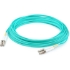 Picture of AddOn 60m LC (Male) to LC (Male) Aqua OM4 Duplex Fiber Plenum Patch Cable