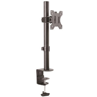 Picture of StarTech.com Single Monitor Desk Mount - Adjustable Single Monitor VESA Mount 8kg Display - Ergonomic Pole Mount Arm - C-Clamp/Grommet