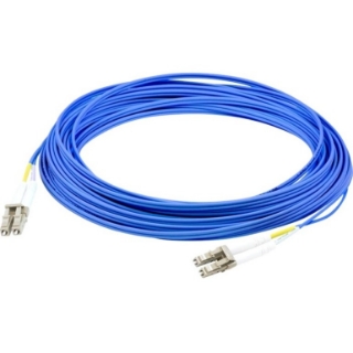 Picture of AddOn 3m LC (Male) to LC (Male) Straight Blue OM2 Duplex Plenum Fiber Patch Cable