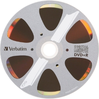Picture of Verbatim DVD+R 4.7GB 8X with DigitalMovie Surface - 10pk Bulk Box