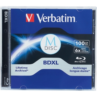 Picture of Verbatim M DISC BDXL - 6x - 100 GB - 1 Pack Jewel Case