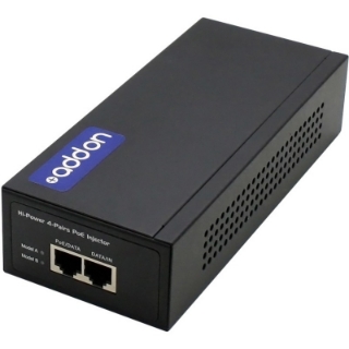 Picture of AddOn 60W POE Power Injector (IEEE802.3af/IEEE802.3at 57v 60W max,10/100Base-T and 10/100/1000Base-T )