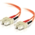 Picture of C2G-5m SC-SC 62.5/125 OM1 Duplex Multimode Fiber Optic Cable (Plenum-Rated) - Orange