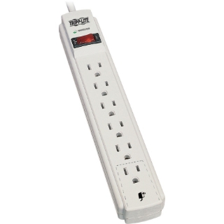 Picture of Tripp Lite Surge Protector Power Strip 120V 6 Outlet 8' Cord 990 Joule Flat Plug