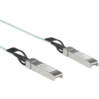 Picture of StarTech.com Dell EMC AOC-SFP-10G-5M Compatible 5m 10G SFP+ to SFP AOC Cable - 10GbE SFP+ Active Optical Fiber - 10Gbps SFP + Cable 16.4'