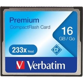 Picture of 16GB 233X Premium CompactFlash Memory Card