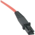 Picture of C2G-3m MTRJ-ST 62.5/125 OM1 Duplex Multimode PVC Fiber Optic Cable - Orange