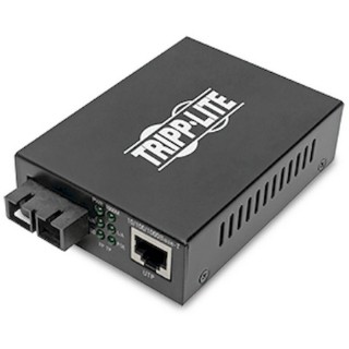 Picture of Tripp Lite SC Multimode Fiber to Gbe Media Converter POE+ 10/100/1000 550M