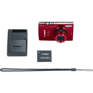 Picture of Canon PowerShot 190 IS 20 Megapixel Compact Camera - Red