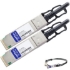 Picture of AddOn Dell 470-AAXB Compatible TAA Compliant 40GBase-CU QSFP+ to QSFP+ Direct Attach Cable (Passive Twinax, 0.5m)