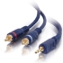 Picture of C2G 6ft Velocity One 3.5mm Stereo Male to Two RCA Stereo Male Y-Cable