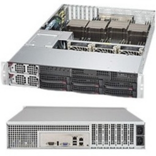 Picture of Supermicro SuperServer 8028B-C0R4FT Barebone System - 2U Rack-mountable - Socket R LGA-2011 - 4 x Processor Support