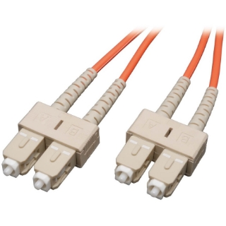 Picture of Tripp Lite 30M Duplex Multimode 50/125 Fiber Optic Patch Cable SC/SC 100' 100ft 30 Meter