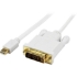 Picture of StarTech.com 3 ft Mini DisplayPort to DVI Active Adapter Converter Cable - mDP to DVI 1920x1200 - White