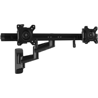 Picture of StarTech.com Wall Mount Dual Monitor Arm - Articulating Ergonomic VESA Wall Mount for 2x 24" Screens - Synchronized Adjustable Crossbar