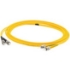 Picture of AddOn 1m ST (Male) to FC (Male) Yellow OS2 Duplex Fiber OFNR (Riser-Rated) Patch Cable