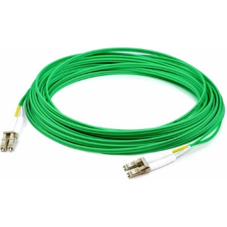 Picture of AddOn 3m LC (Male) to LC (Male) Green OM1 Duplex Fiber OFNR (Riser-Rated) Patch Cable