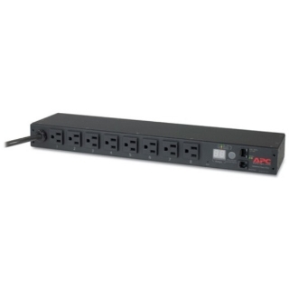 Picture of APC by Schneider Electric Rack PDU, Metered, 1U, 15A, 100/120V, (8) 5-15