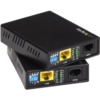 Picture of StarTech.com 10/100 VDSL2 Ethernet Extender Kit over Single Pair Wire ? 1km