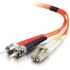 Picture of C2G-5m LC-ST 50/125 OM2 Duplex Multimode Fiber Optic Cable (TAA Compliant) - Orange