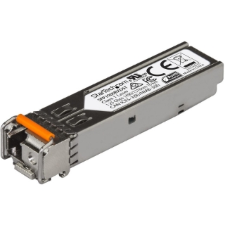 Picture of StarTech.com MSA Uncoded SFP Transceiver Module - 1000BASE-BX - 1GbE Gigabit Ethernet BiDi Fiber (SMF)