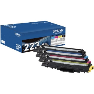 Picture of Brother TN223 Original Toner Cartridge - Multi-pack - Black, Cyan, Magenta, Yellow