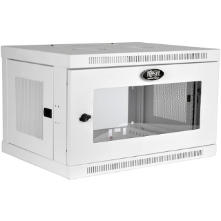 Picture of Tripp Lite 6U Wall Mount Rack Enclosure Server Cabinet White w/ Acrylic Glass Door