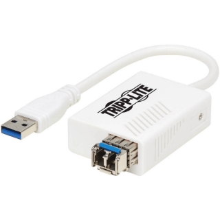 Picture of Tripp Lite USB MMF Fiber Transceiver Ethernet Adapter 10/100/1000Mbps LC