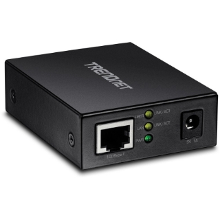 Picture of TRENDnet 100BASE-T to SFP Fiber Media Converter, Fast Ethernet to SFP Media Converter, Multi-Mode or Single-Mode, Full-Duplex, TFC-FSFP