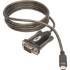 Picture of Tripp Lite USB 2.0 USB-C to DB9 Adapter Cable USB-C to RS-232 M/M 5' 5ft