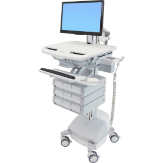 Picture of Ergotron StyleView Cart with LCD Pivot, SLA Powered, 9 Drawers
