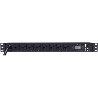 Picture of CyberPower Monitored PDU RM 1U PDU20MT8FNET 20A 8-Outlet