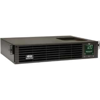 Picture of Tripp Lite UPS Smart 1500VA 1350W Rackmount AVR 120V Preinstalled WEBCARDLX Pure Sine Wave USB DB9 Extended Run 2URM