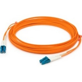 Picture of AddOn 3m LC (Male) to LC (Male) Orange OM4 Duplex Fiber OFNR (Riser-Rated) Patch Cable