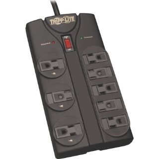 Picture of Tripp Lite Surge Protector Power Strip 8 Outlet 8 ' Cord Black 1440 J