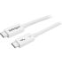 Picture of StarTech.com Thunderbolt 3 Cable - 0.5m / 1 ft - White - 4K 60Hz - 40Gbps - Passive - Thunderbolt Cable - USB Type C Charger