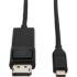 Picture of Tripp Lite USB C to DisplayPort Adapter Cable USB 3.1 Locking 4K USB-C 3ft