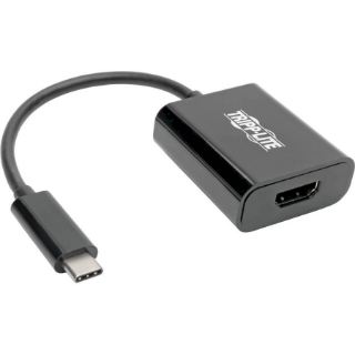 Picture of Tripp Lite USB C to HDMI Adapter Converter M/F 4K USB Type C to HDMI Black