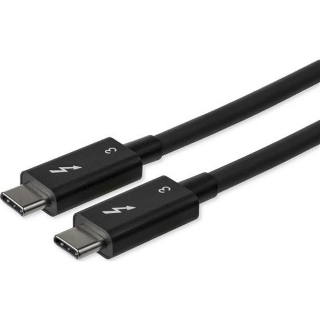 Picture of StarTech.com 0.8m/2.7ft Thunderbolt 3 to Thunderbolt 3 Cable - 40Gbps - Certified TB3 - USB C Compatible - Active - 100W PD (TBLT34MM80CM)