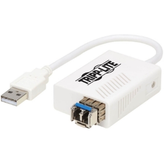 Picture of Tripp Lite USB Ethernet NIC Adapter USB 2.0 10/100Mbps 100Base-FX LC SMF